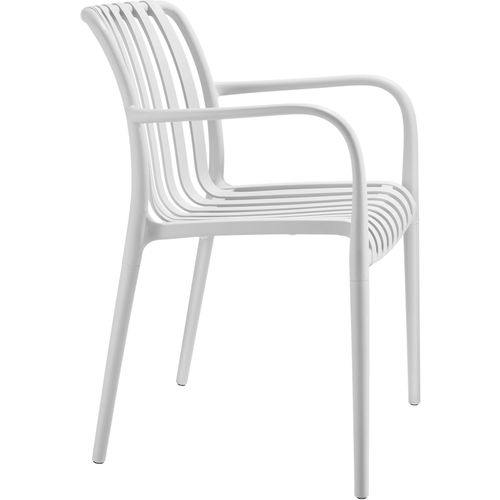Chaises De Jardin Résistant Aux Intempéries Et Aux Uv Crème Ensemble De 6 Pièces