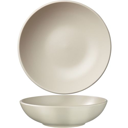 24 Pièces Service De Table En Grès Pour 6 Personnes Taupe