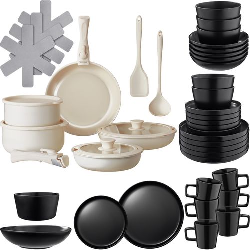 Ensemble De Vaisselle Pour 6 Personnes Avec Kit De Cuisine