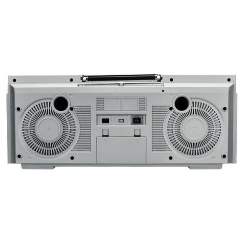Ghetto Blaster - Vintage - Dab+ - Cd/cassette/usb/mp3 - 2x10w Rms - Silver