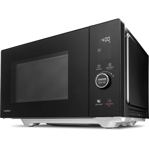 Micro-ondes - Md12041 - Noir - 25 L - 4 En 1 Avec Fonction Gril Et Convection