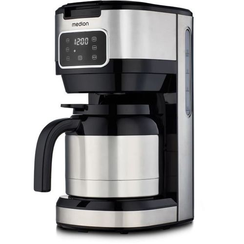 Cafetiere Filtre Digitale Isotherme - 900w - 1,2l - Silver