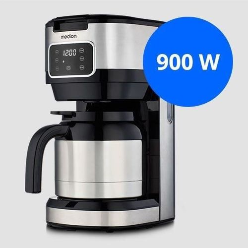 Cafetiere Filtre Digitale Isotherme - 900w - 1,2l - Silver