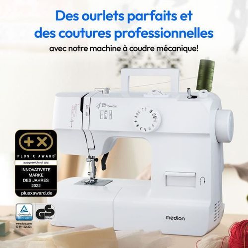 Machine à Coudre - Sm 70 - 71w - 12 Points - 700 Tr/min - LED - Blanc