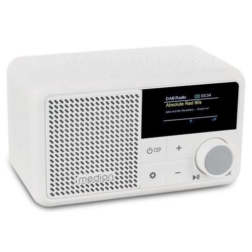 Mini Radio - Dab/fm - Mono 2w Rms - Blanc