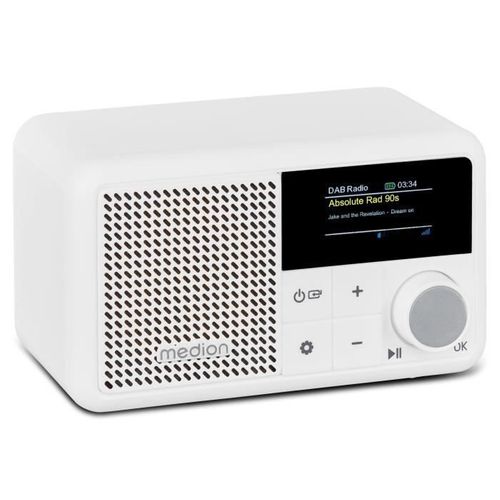 Mini Radio - Dab/fm - Mono 2w Rms - Blanc