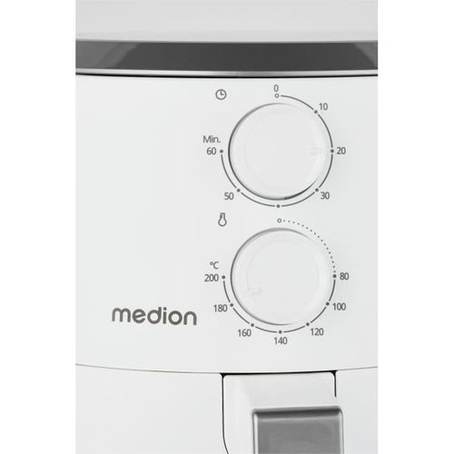 Friteuse à Air Chaud - Md13020 - Airfryer - 1500 Watts - Minuterie 60 Min - Jusqu'a 200°c - 4,7 L