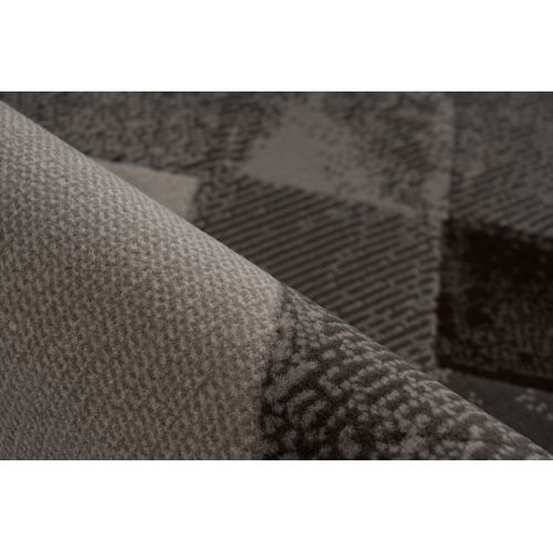 Tapis Rétro à Poils Courts "esperanto I" Taupe 80 X 150 Cm