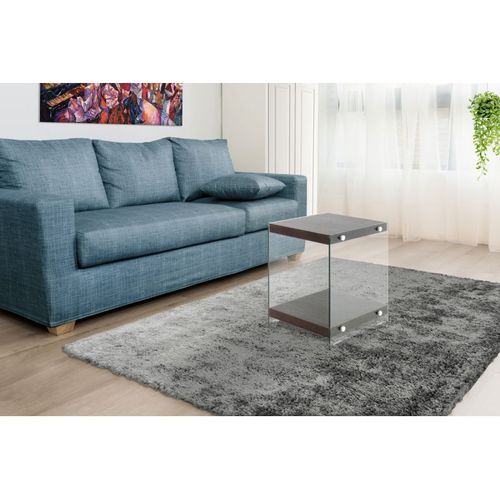 Table D'appoint En Bois "elementary" 45cm Marron Foncé