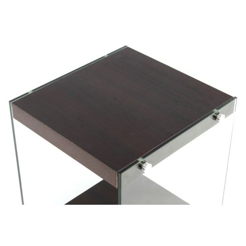 Table D'appoint En Bois "elementary" 45cm Marron Foncé