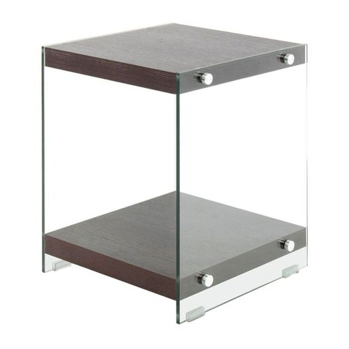 Table D'appoint En Bois "elementary" 45cm Marron Foncé