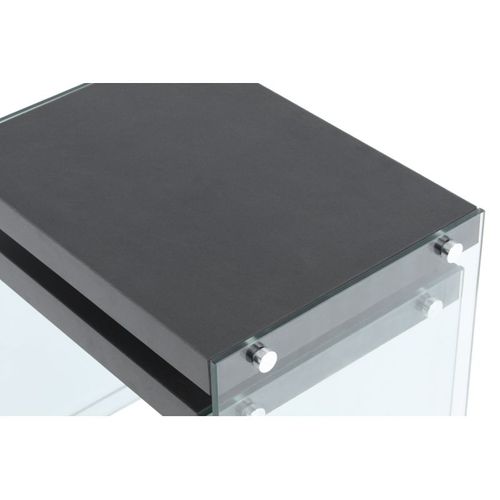 Lot De 2 Tables D'appoint "elementary" 46cm Noir Mat