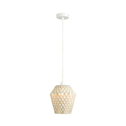 Lampe Suspension Déco "lumi" 27cm Blanc