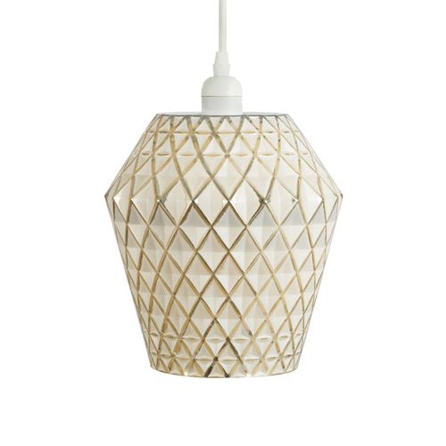 Lampe Suspension Déco "lumi" 27cm Blanc