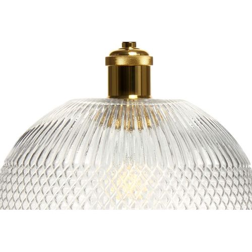 Lampe Suspension En Verre "neptun" 26cm Transparent