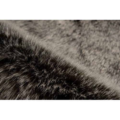 Tapis Arrondi Imitation Fourrure "tender" Vert 60 X 180 Cm