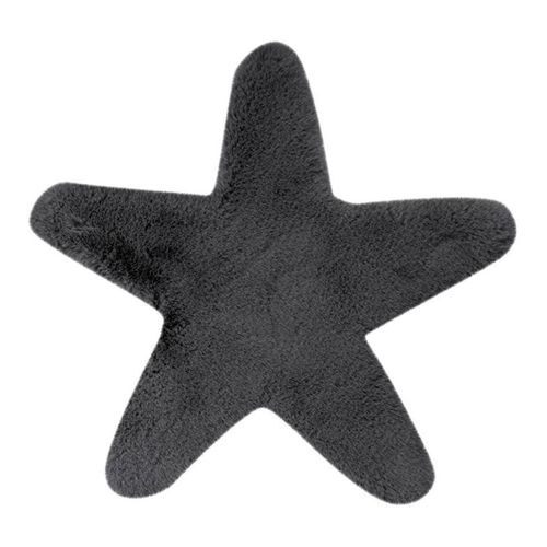 Tapis Déco Enfant "lovely Star" 60x63cm Anthracite