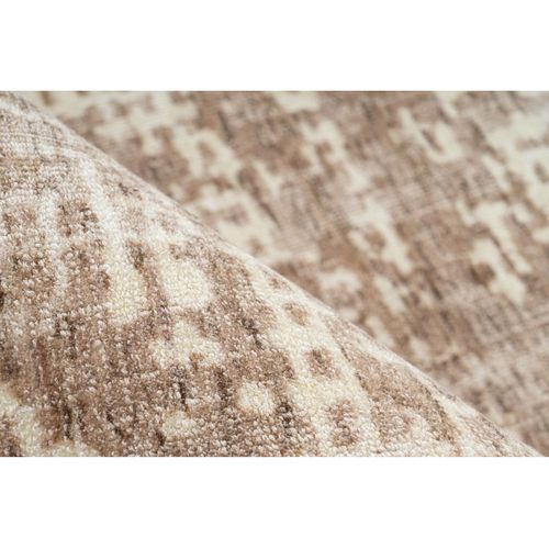 Tapis Tissé à Poils Courts "puerto" Beige et Crème 240 X 320 Cm