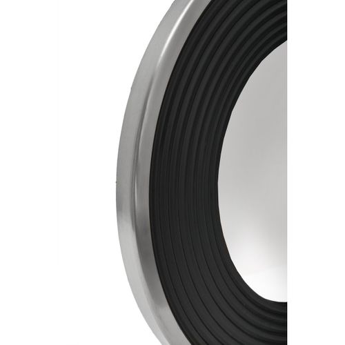Miroir Mural Design "eleganca" 51cm Argent et Noir