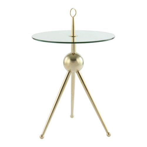 Table D'appoint Design "rodriga" 53cm Or