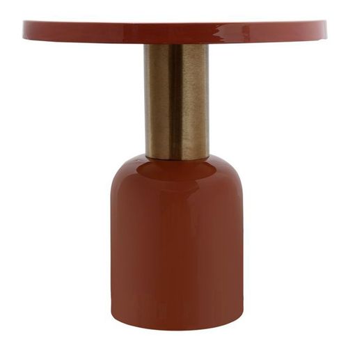 Table D'appoint Ronde "clémence" 50cm Corail
