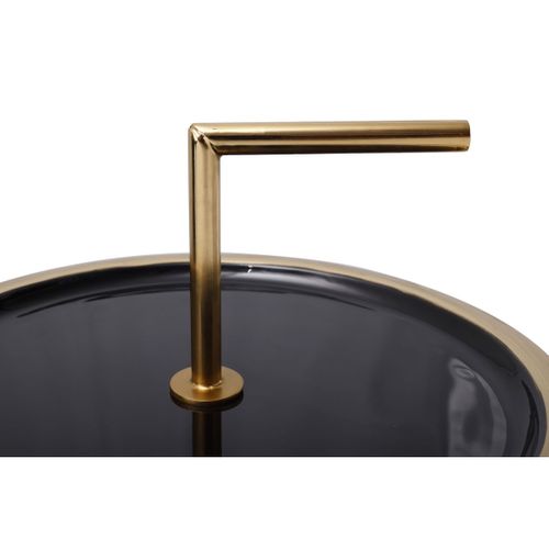 Table D'appoint Design "jouy" 38cm Noir