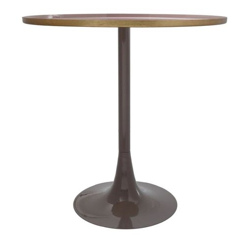 Table D'appoint Design "tami" 51cm Vieux Rose et Gris