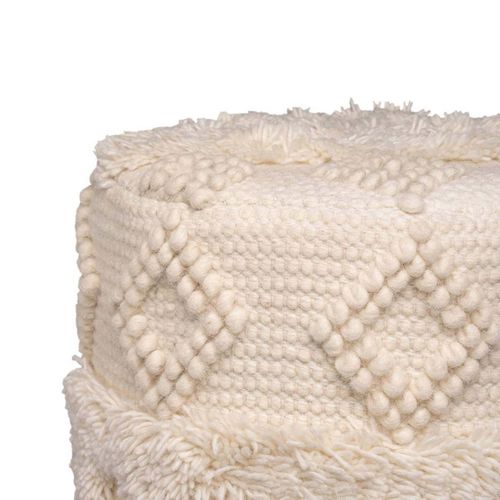 Tabouret Bohème Fait à La Main "bohist" 50cm Naturel