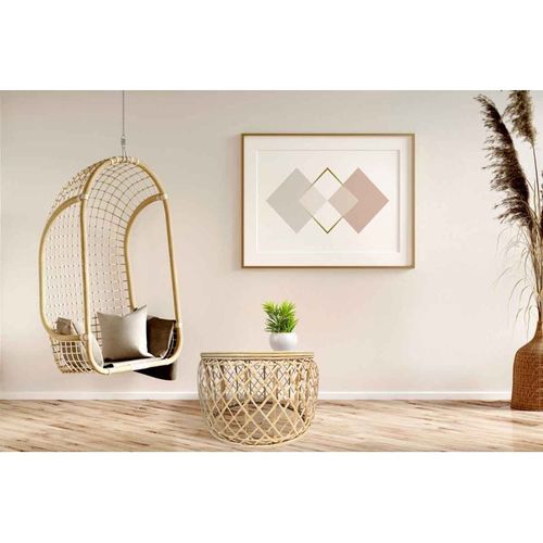 Table D'appoint En Rotin "massa" 60cm Naturel