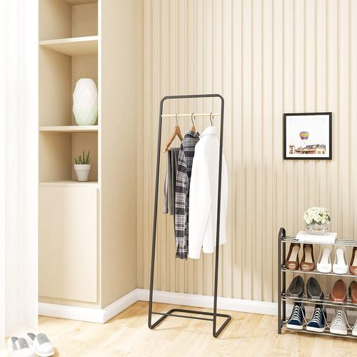 Porte-manteau En Métal. Portant à Vêtements. Porte- Vêtements.40x40x140 Cm. Noir