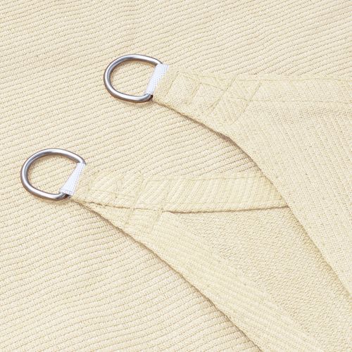 Voile D’ombrage 4x6m Rectangulaire En Hdpe.protection Contre Le Soleil.crème