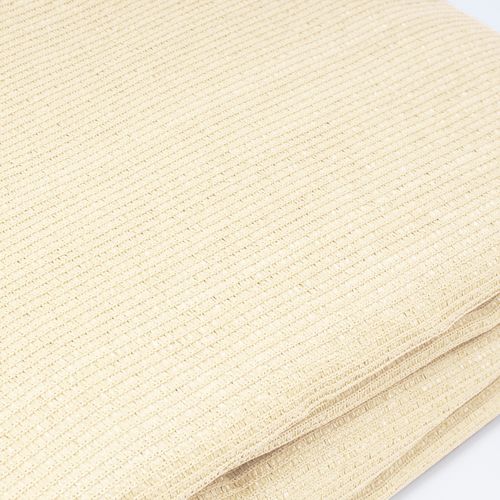 Voile D’ombrage 4x5m Rectangulaire En Hdpe.protection Contre Le Soleil.crème