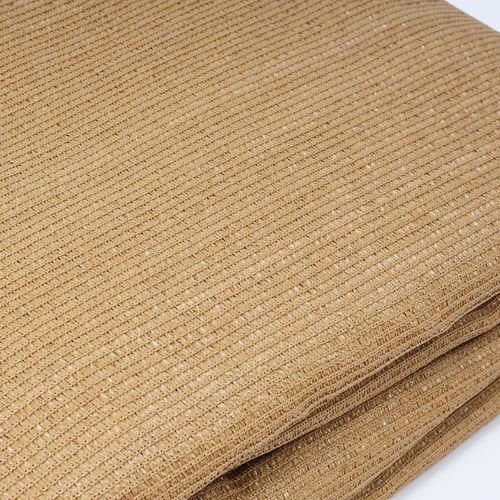 Voile D’ombrage Carré 2x2 M En Hdpe.protection Contre Le Soleil. Sable