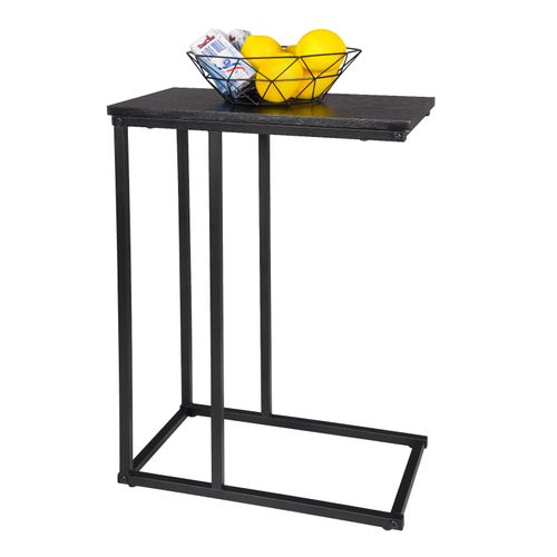 Table Basse En Métal+bois.table Basse De Salon.table à Café.table De Chevet.45x25x63cm.noir