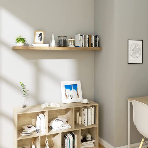 Étagère Murale. Étagère Suspendue. Étagère Flottante De Cd Dvd. 25x23x3.8cm Marron Rustique.