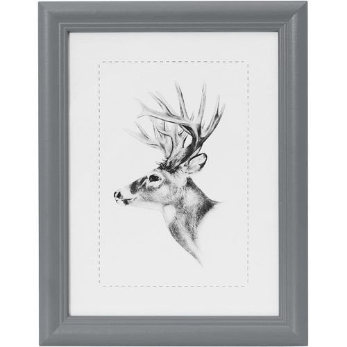 1 Pièce Cadre De Photo En Bois. Artos Style Façade En Verre.30x40 Cm.gris