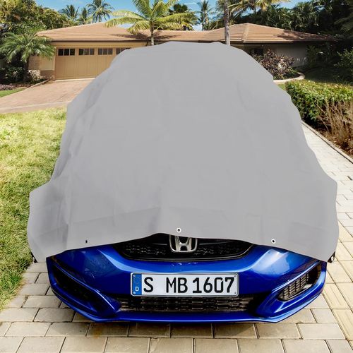 Bâche Protection Avec Oeillets,4x5m,pe 140 G/m²,imperméable Anti-uv,résistante Aux Déchirures,gris