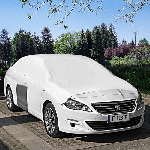 Bâche Protection Avec Oeillets,3x3m,pe 140 G/m²,imperméable Anti-uv,résistante Aux Déchirures,blanc