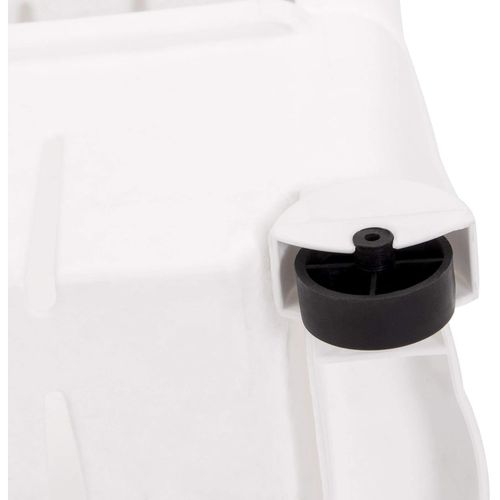 Étagère De Niche Avec 3 Compartiments à Roulettes, Meuble Étagère Chariot De Cuisine, Blanc