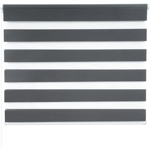 1 Pièce Store Enrouleur Double,fixation Rapide Sans Perçage,isolant Thermique,95x120cm,gris Foncé