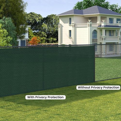 Brise Vue Jardin,clôture Brise Vue,en Pehd 180g/m²,filet Occultant,avec Attaches Câbles,2x15m,vert