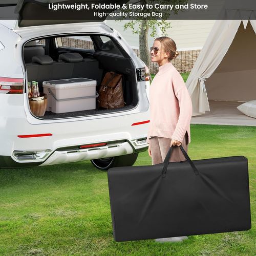 Table De Camping Pliante Avec Rangement,table D'extérieur,avec Sac De Transport,cadre En Aluminium