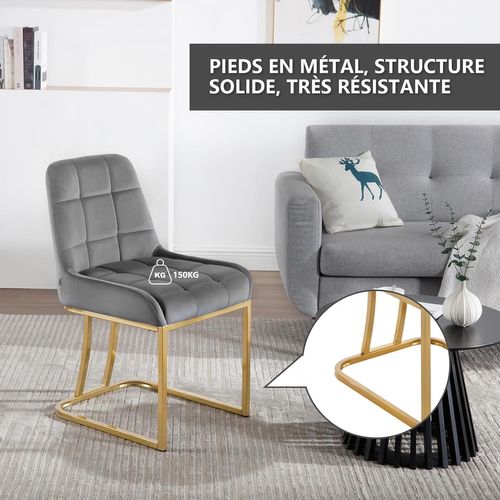 Lot De 6 Chaise Salle à Manger,chaise Cuisine Rembourrée,avec Dossier,en Forme D'arc,gris Foncé