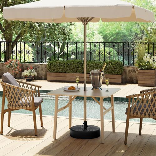 pied de parasol rond