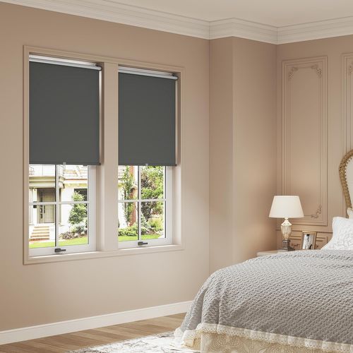 Store Enrouleur Occultant Sans Perçage,rideau Thermique à Enrouler,sans Fil,85x150cm,anthracite