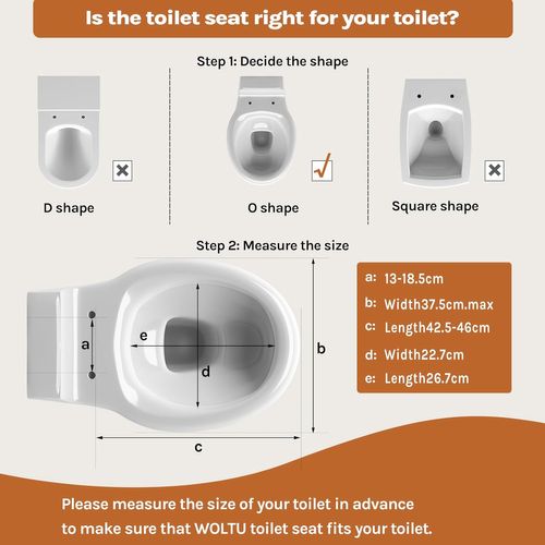 Abattant Wc Avec Frein De Chute,en Forme O,en Mdf,dégagement Rapide,montage Par Le Haut,avec Motif