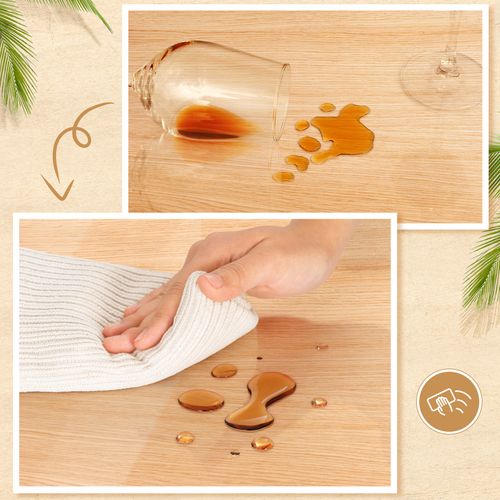 Nappe Transparente, 100x180 Cm, Nappe De Table En Pvc, Imperméable, Antitache, Épaisseur De 2mm