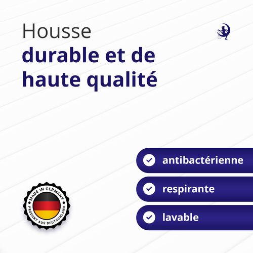 Ergonomique Surmatelas En Mousse Froide 90 X 190 Cm Avec Housse Lavable à 40°c - Respirant - 10cm