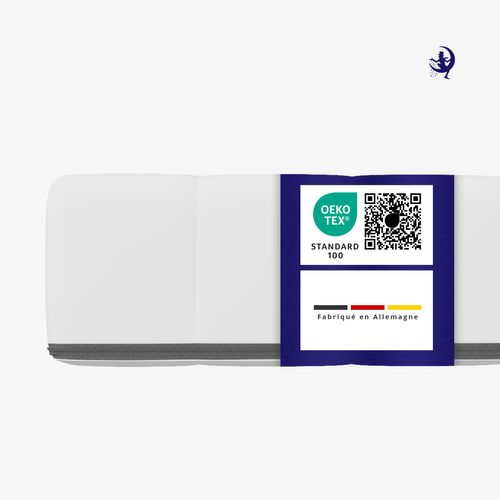 Ergonomique Surmatelas En Mousse Froide 80 X 200 Cm Avec Housse Lavable à 40°c - Respirant - 10cm