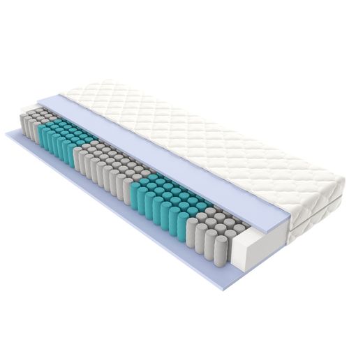 Matelas 100x200 Cm Matelas à Ressort Ensachés Top Confort Matelas Déhoussable Hauteur 21cm